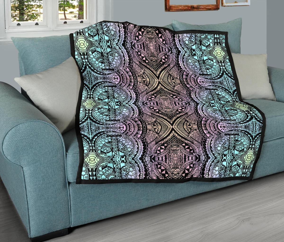 Polynesian Premium Quilt Blur - Polynesian Pride