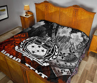 Samoa Polynesian Personalised Premium Quilt - Vinatge Polynesian Style - Polynesian Pride