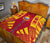 Kiribati Premium Quilt - Kiribati Coat Of Arms Polynesian Yellow Tattoo - Polynesian Pride