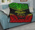 Palau Premium Quilt - Palau Seal Polynesian Chief Reggae Version - Polynesian Pride