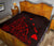 Rays Hawaii Map Polynesian Premium Quilt - Red - Polynesian Pride