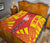 New Caledonia Premium Quilt - New Caledonia Coat Of Arms Polynesian Yellow Tattoo - Polynesian Pride