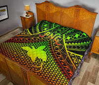 Polynesian Papua New Guinea Premium Quilt - Reggae Vintage Polynesian Patterns - Polynesian Pride