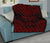 Palau Premium Quilt - Palau Seal Polynesian Chief Red Version - Polynesian Pride