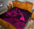 Hawaii Sea Turtle Is Swimming Toward Premium Quilt Pink - Polynesian Pride