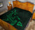 Hawaii Shark Green Polynesian Premium Quilt - Polynesian Pride
