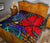 Hawaii Lauhala Hibiscus Polynesian Tropical Blue Premium Quilt - Wake Style - AH - Polynesian Pride