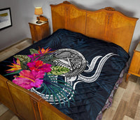 American Samoa Polynesian Premium Quilt - Tropical Flower - Polynesian Pride