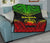 Samoa Premium Quilt - Samoa Coat Of Arms Polynesian Chief Reggae Version - Polynesian Pride