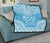 Fiji Premium Quilt - Fiji Coat Of Arms Polynesian Chief Light Blue Version - Polynesian Pride