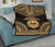 French Polynesia Premium Quilt - French Polynesia Polynesian Chief Gold Version - Polynesian Pride