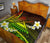 American Samoa Premium Quilt - Seal Of American Samoa With Plumeria Flowers - Polynesian Pride