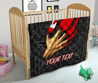 Tonga Personalised Premium Quilt - Tonga In Me (Black) - Polynesian Pride