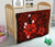 Hawaii Turtle Poly Tribal Red Premium Quilt - Polynesian Pride