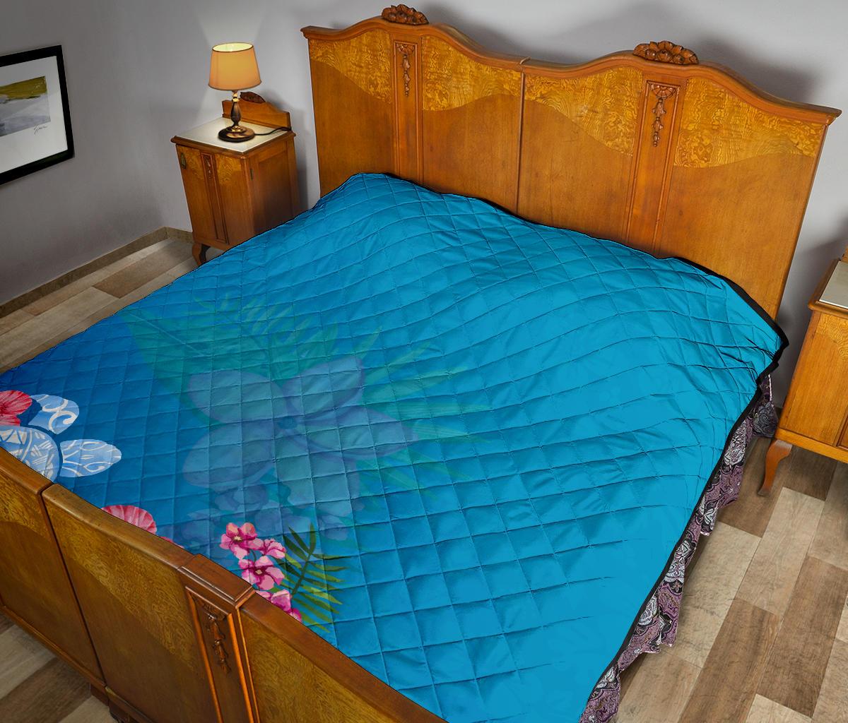 Polynesian Turtle Premium Quilt - Polynesian Pride