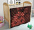 Hawaiian Map Hibiscus Turtle Vintage Polynesian Premium Quilt Red - Polynesian Pride