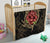 Hawaii Shark Hibiscus Gold Premium Quilt - Polynesian Pride