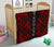 Vanuatu Premium Quilt - Vanuatu Coat Of Arms Polynesian Red Tattoo (Dark Red) - Polynesian Pride