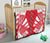 Austral Islands Premium Quilt - Austral Islands Flag Polynesian White Tattoo (Red) - Polynesian Pride