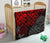 Samoa Polynesian Premium Quilt - Red Turtle Flowing - Polynesian Pride
