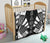 Samoa Premium Quilt - Samoa Coat Of Arms Polynesian White Tattoo (Black) - Polynesian Pride