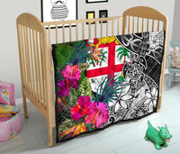 Fiji Premium Quilt - Turtle Plumeria Banana Leaf - Polynesian Pride