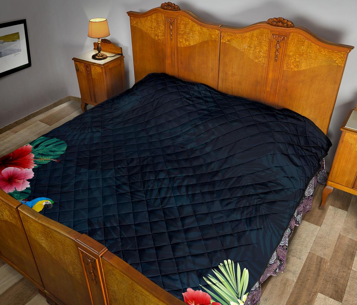Colorful Jungle Premium Quilt - Polynesian Pride