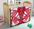 Samoa Premium Quilt - Samoa Coat Of Arms Polynesian White Tattoo (Red) - Polynesian Pride