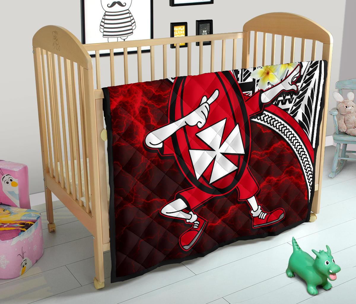 Dab Trend Style Rugby Premium Quilt Wallis and Futuna - Polynesian Pride