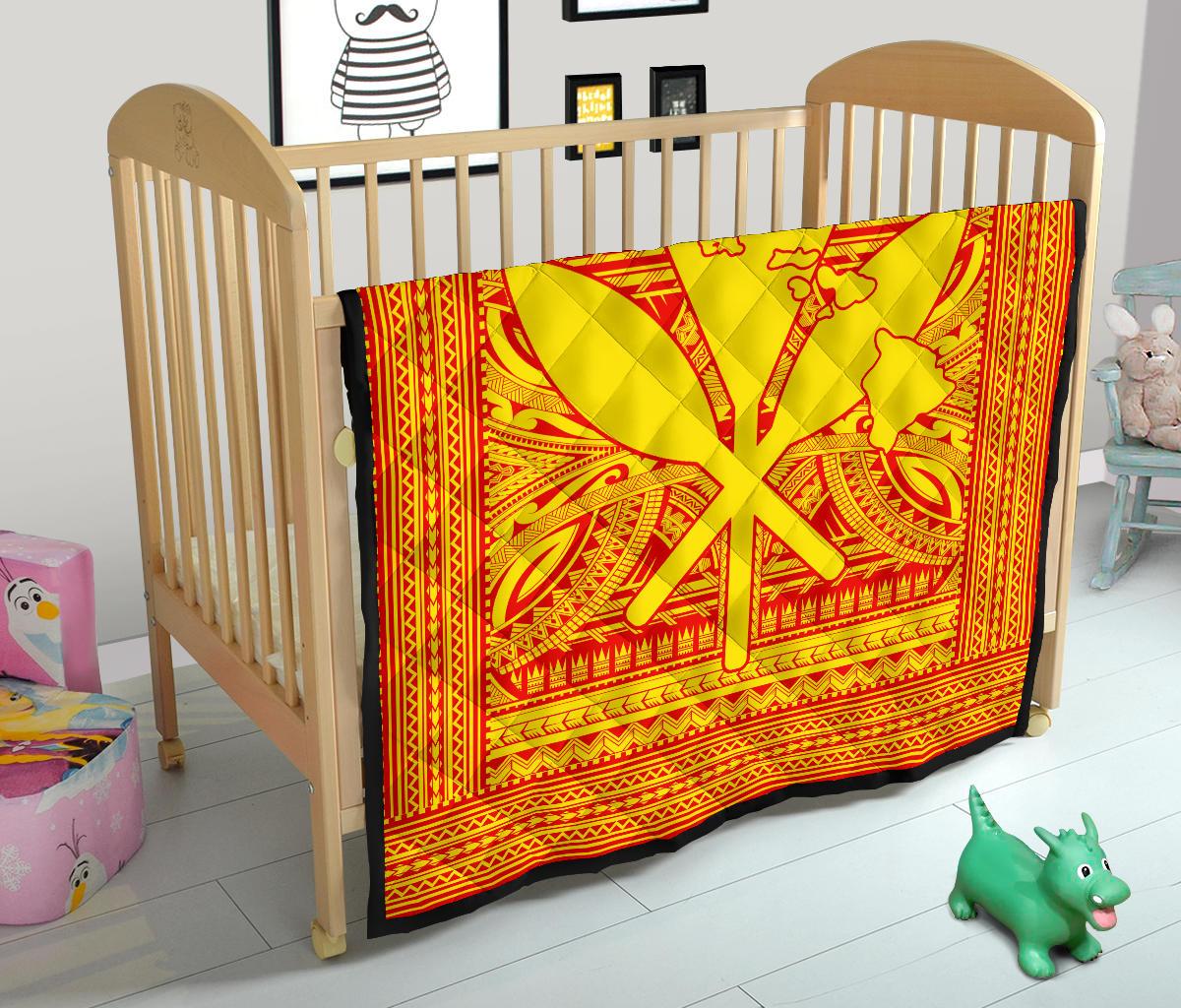 Hawaii Polynesian Kanaka Maoli Premium Quilt - Polynesian Pride