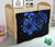 Hawaii Turtle Hibiscus Premium Quilt Blue - Polynesian Pride