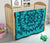 Hawaiian Quilt Turtle Pattern New Blue Premium Quilt - Skin Style - AH - Polynesian Pride