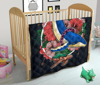 Hawaii Premium Quilt - Hibiscus Whale Turtle - Polynesian Pride
