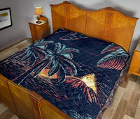 Night On The Land Premium Quilt - Polynesian Pride