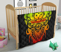 Samoa Polynesian Premium Quilt - Tattoo Pattern With Seal - Polynesian Pride