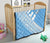 Fiji Tapa Rugby Premium Quilt version Style You Win - Blue - Polynesian Pride