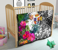 Niue Premium Quilt - Turtle Plumeria Banana Leaf - Polynesian Pride