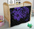 Hawaii Turtle Hibiscus Premium Quilt Purple - Polynesian Pride