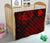 Hawaii Sea Turtle Is Swimming Toward Premium Quilt Red - Polynesian Pride