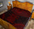 Papua New Guinea Premium Quilt - Papua New Guinea Coat Of Arms Polynesian Chief Dark Red Version - Polynesian Pride