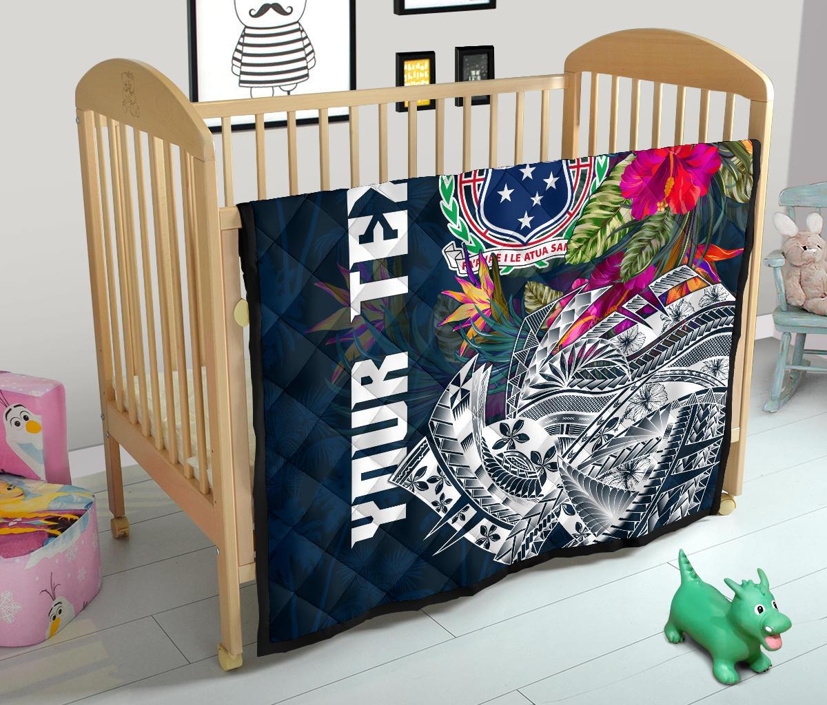 Samoa Custom Personalised Premium Quilt - Summer Vibes - Polynesian Pride