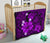 Hawaii Turtle Poly Tribal Purple Premium Quilt - Polynesian Pride