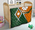 Marshall Islands Premium Quilt - Kwajalein Atoll Marshall Islands Flag with Polynesian Patterns - Polynesian Pride