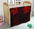Hawaii Polynesian Turtle Premium Quilt Red - Polynesian Pride