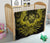 Hawaii Owl Hibiscus Plumeria Premium Quilt - Yellow - Polynesian Pride