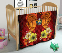 Nauru Personalised Premium Quilt - Tribal Tuna Fish - Polynesian Pride