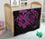 Hawaii Turtle Hibiscus Premium Quilt Pink - Polynesian Pride