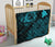 Hawaii Sea Turtle Is Swimming Toward Premium Quilt Blue - Polynesian Pride