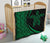 Hawaii Turtle Polynesian Green Premium Quilt - Circle Style - Polynesian Pride