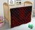 Papua New Guinea Premium Quilt - Papua New Guinea Coat Of Arms Polynesian Chief Dark Red Version - Polynesian Pride